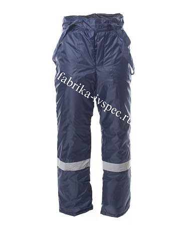 Зимние  рабочие брюки стандартные арт. 717-Стндрт с СОП (темно-синие, оксфорд) от &quot;Ивановская Фабрика Спецодежды&quot;