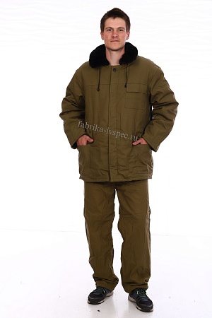 Зимняя рабочая куртка арт. 687-Мтл (палатка, ватин) от &quot;Ивановская Фабрика Спецодежды&quot;