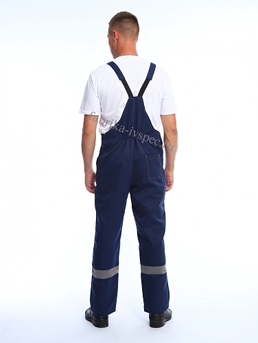 Летний рабочий костюм арт. 201-ТхнК (синий с васильком, п/к) от &amp;quot;Ивановская Фабрика Спецодежды&amp;quot;