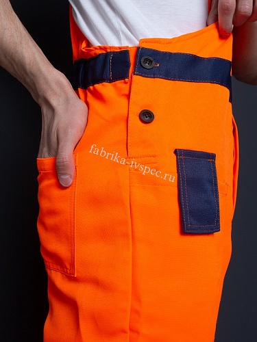 Летний сигнальный костюм арт. 258-Сгнл, оранжевый от &amp;quot;Ивановская Фабрика Спецодежды&amp;quot;