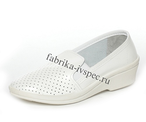 Туфли женские кожаные, белые от &amp;quot;Ивановская Фабрика Спецодежды&amp;quot;