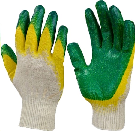 Перчатки ХБ с двойным латексным покрытием от &quot;Ивановская Фабрика Спецодежды&quot;