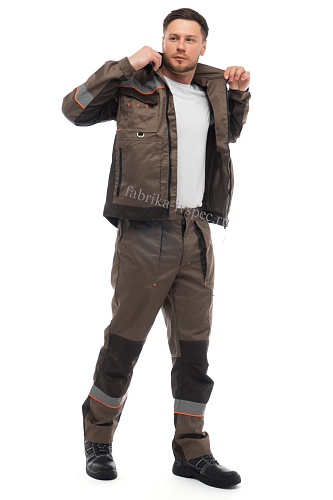 Летний рабочий костюм арт. 169-БРГН с СОП (п/к) от &amp;quot;Ивановская Фабрика Спецодежды&amp;quot;