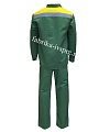 Летний костюм «Стандарт» с СОП (зеленый с желтым, брюки) от &amp;quot;Ивановская Фабрика Спецодежды&amp;quot;