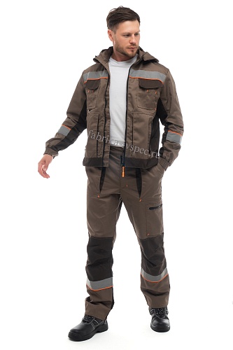 Летний рабочий костюм арт. 169-БРГН с СОП (п/к) от &amp;quot;Ивановская Фабрика Спецодежды&amp;quot;