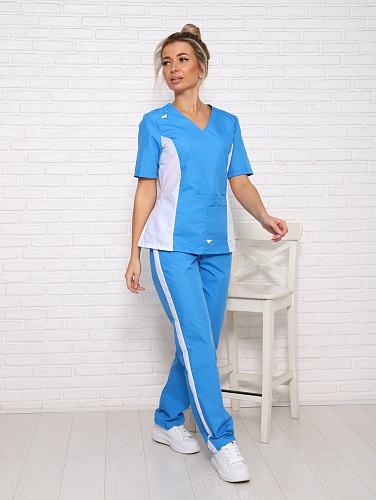 Костюм медицинский женский, тиси (рукав 1/2), арт. 420-ГБ от &amp;quot;Ивановская Фабрика Спецодежды&amp;quot;