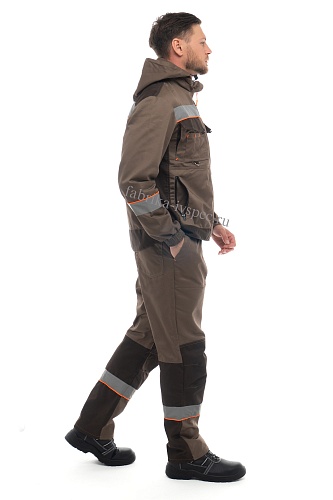 Летний рабочий костюм арт. 169-БРГН с СОП (п/к) от &amp;quot;Ивановская Фабрика Спецодежды&amp;quot;