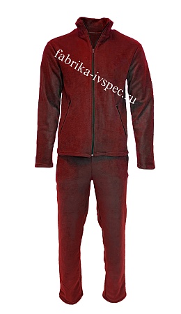 Флисовый костюм Classic (красный) от &quot;Ивановская Фабрика Спецодежды&quot;