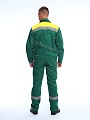 Летний рабочий костюм арт. 206-ТхнК (зеленый с желтым, п/к) от &amp;quot;Ивановская Фабрика Спецодежды&amp;quot;