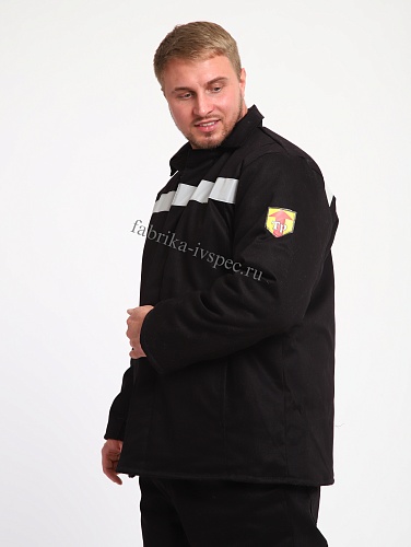 Костюм зимний/утепленный сварщика из ткани Джет с СОП (защита от искр и брызг расплавленного металла) от &amp;quot;Ивановская Фабрика Спецодежды&amp;quot;