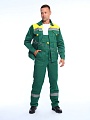 Летний рабочий костюм арт. 206-ТхнК (зеленый с желтым, п/к) от &amp;quot;Ивановская Фабрика Спецодежды&amp;quot;