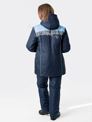 Зимняя куртка &amp;quot;Вега blue inserts&amp;quot; от &amp;quot;Ивановская Фабрика Спецодежды&amp;quot;