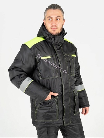 Зимняя куртка &quot;Motor Premium&quot; (лимонный) от &quot;Ивановская Фабрика Спецодежды&quot;