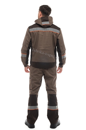 Летний рабочий костюм арт. 169-БРГН с СОП (п/к) от &amp;quot;Ивановская Фабрика Спецодежды&amp;quot;