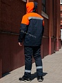 Зимний рабочий костюм арт. 603-Интр с СОП, синий/оранж (брюки) от &amp;quot;Ивановская Фабрика Спецодежды&amp;quot;