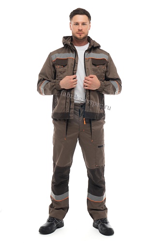 Летний рабочий костюм арт. 169-БРГН с СОП (п/к) от &amp;quot;Ивановская Фабрика Спецодежды&amp;quot;