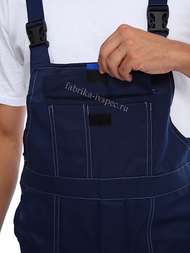 Летний рабочий костюм арт. 201-ТхнК (синий с васильком, п/к) от &amp;quot;Ивановская Фабрика Спецодежды&amp;quot;