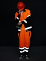 Летний рабочий костюм арт. 158-Трс, оранжевый с черным (брюки) от &amp;quot;Ивановская Фабрика Спецодежды&amp;quot;