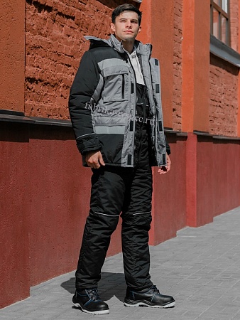 Зимний костюм &quot;Black&quot; Premium (п/к) от &quot;Ивановская Фабрика Спецодежды&quot;