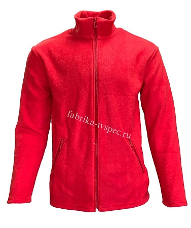Флисовая куртка Basic (красная) от &quot;Ивановская Фабрика Спецодежды&quot;
