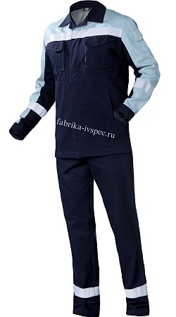 Летний рабочий костюм арт. 163 с антистатической нитью Спц с СОП (брюки)
