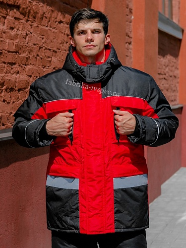 Зимний костюм &amp;quot;RED&amp;quot; Premium (п/к) от &amp;quot;Ивановская Фабрика Спецодежды&amp;quot;