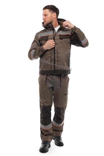 Летний рабочий костюм арт. 169-БРГН с СОП (п/к) от &amp;quot;Ивановская Фабрика Спецодежды&amp;quot;
