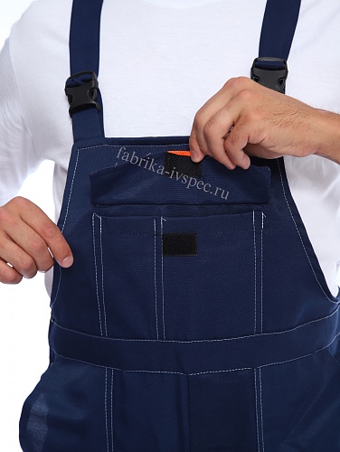 Летний рабочий костюм арт. 207-ТхнК (оранж. с синим, п/к) от &amp;quot;Ивановская Фабрика Спецодежды&amp;quot;