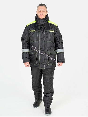 Зимняя куртка &amp;quot;Motor Premium&amp;quot; (лимонный) от &amp;quot;Ивановская Фабрика Спецодежды&amp;quot;