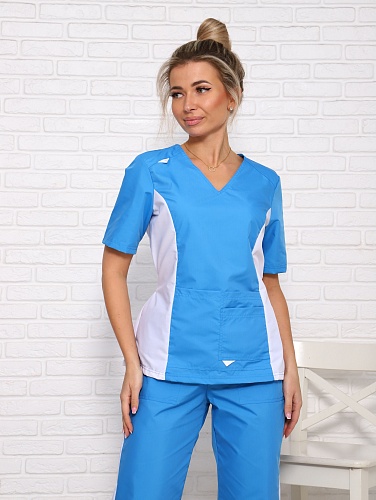 Костюм медицинский женский, тиси (рукав 1/2), арт. 420-ГБ от &amp;quot;Ивановская Фабрика Спецодежды&amp;quot;