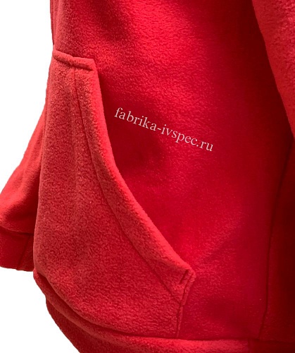 Флисовая куртка Travel (красная) от &amp;quot;Ивановская Фабрика Спецодежды&amp;quot;