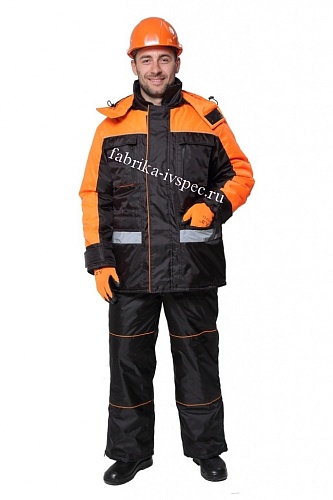 Зимний костюм &amp;quot;Orange&amp;quot; Premium (п/к) от &amp;quot;Ивановская Фабрика Спецодежды&amp;quot;